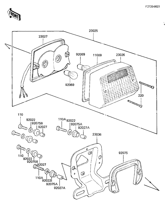 Taillight unit ass`y