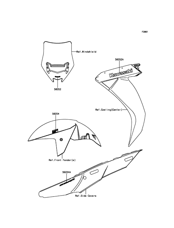 ZG1400 Decals(Green)(Black)