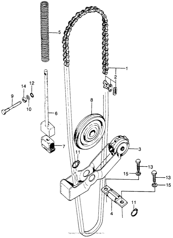 Cam chain + tensioner