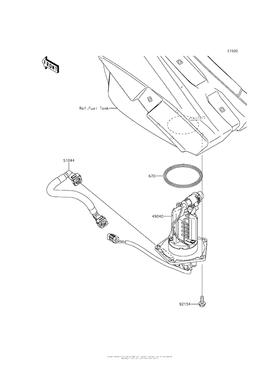  Топливный насос