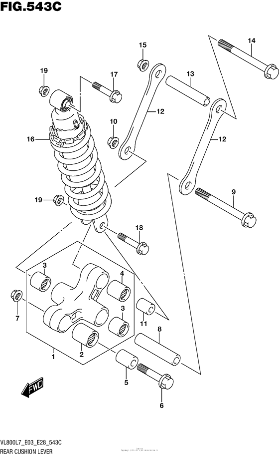 Rear Cushion Lever (Vl800L7 E33)