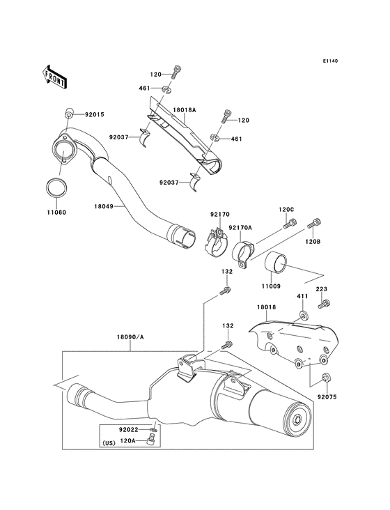 Muffler comp