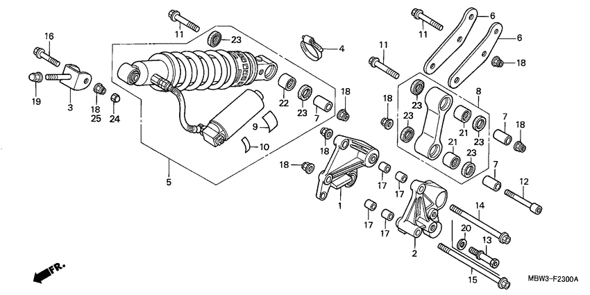 Rear cushion
