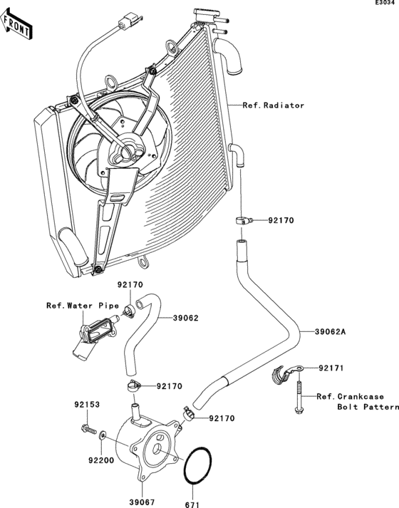 ZX1400 Масляный картер