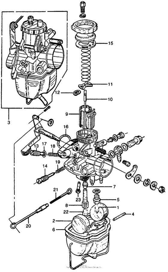 Left carburetor