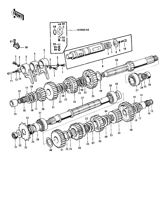Transmission/change drum