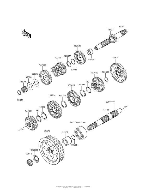 VN900 Трансмиссия