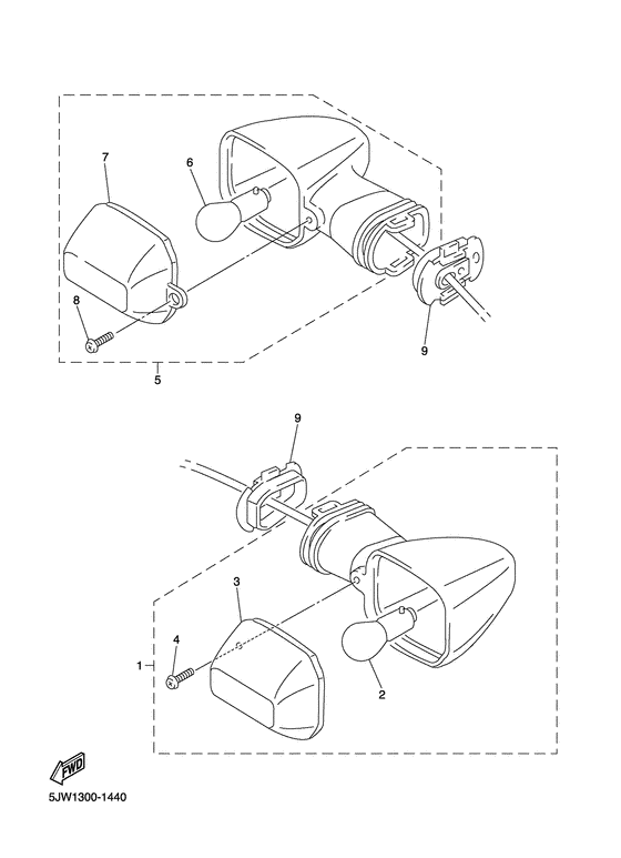 FJR1300 Поворотники