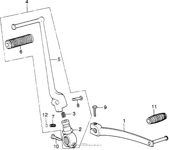 Kick arm + change pedal