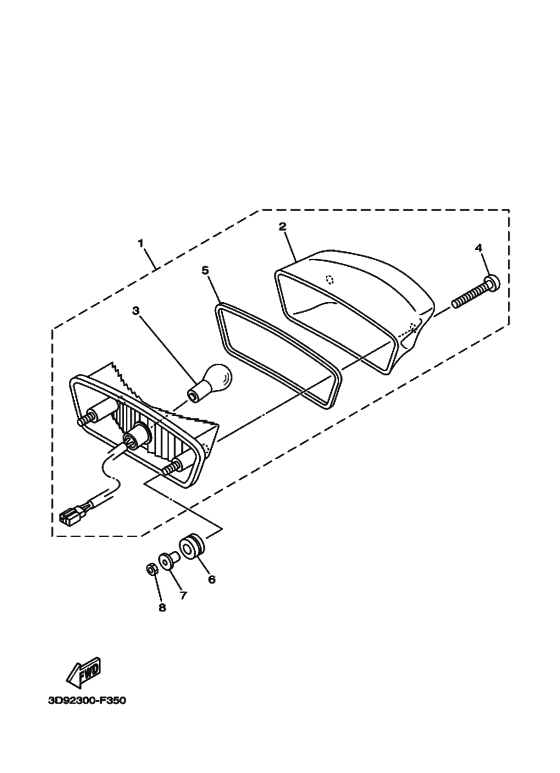 Taillight unit ass`y