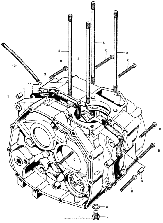 Right & left crankcase
