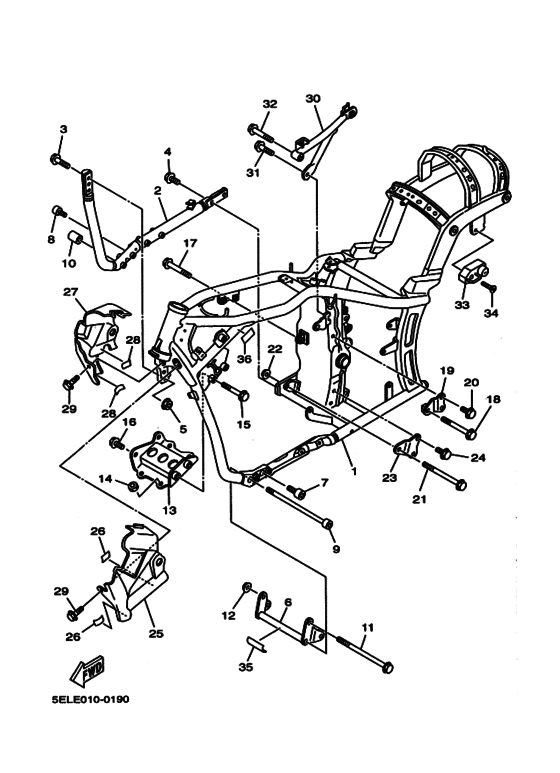 XVS1100 ﾌﾚｰﾑ