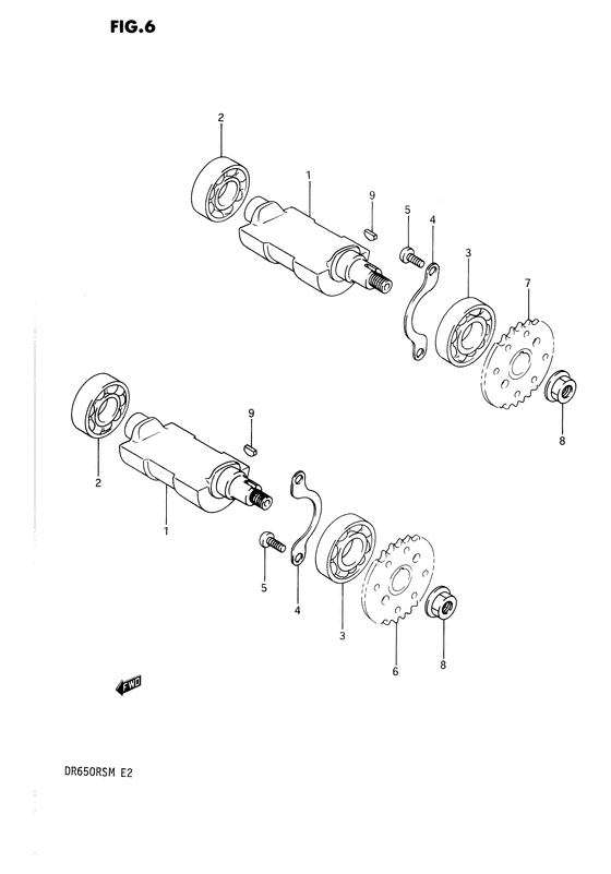 DR650 Балансир кривошипа
