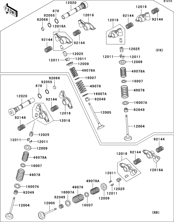 VN1500 Клапана