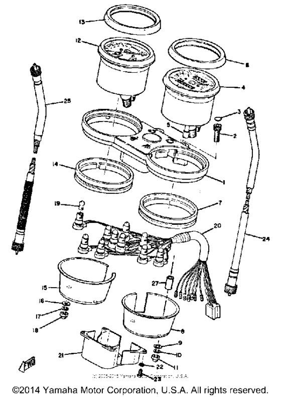 TX650A Приборы
