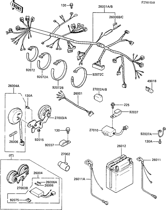 Chassis electrical equipment(1/2)