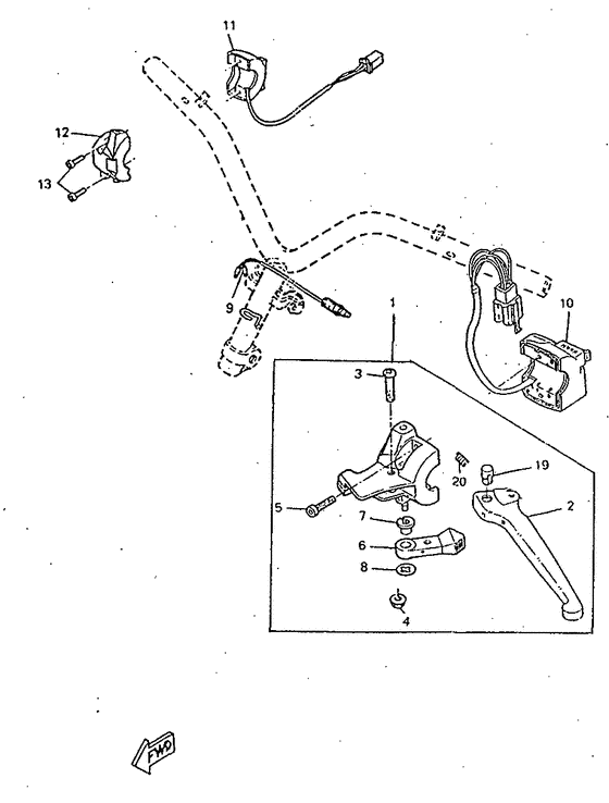 CW50RSX Interruptor de manija . palanc