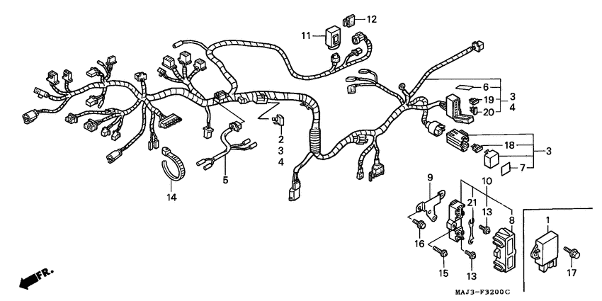 Harness wire