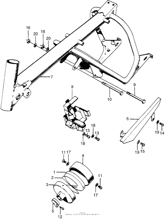 Frame + air cleaner