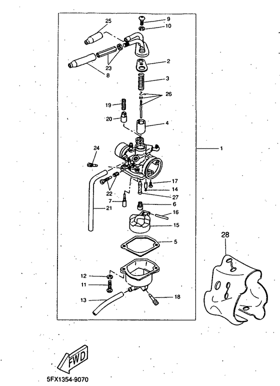 CW50RS Карбюратор