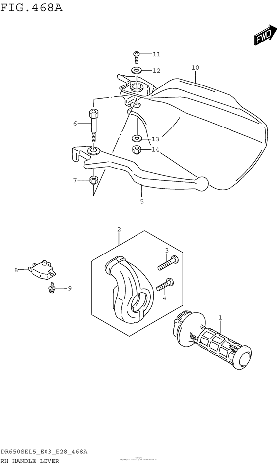 Rh Handle Lever