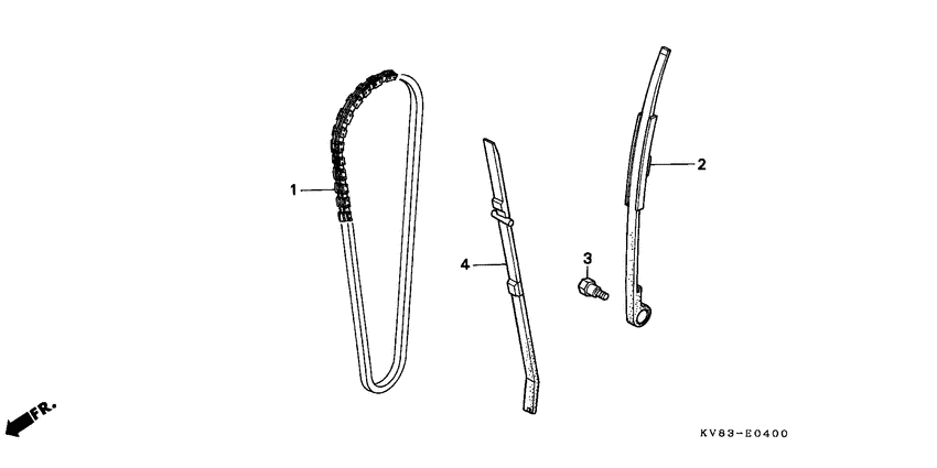 CH125 Цепь грм / натяжное устройство