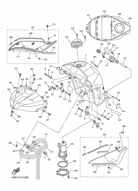 Fuel tank assy