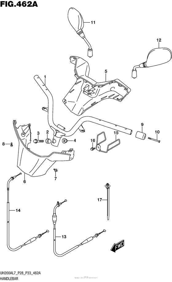 Handlebar (Uh200Al7 P28)
