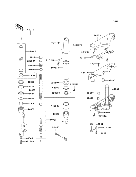 Front fork(1/2)