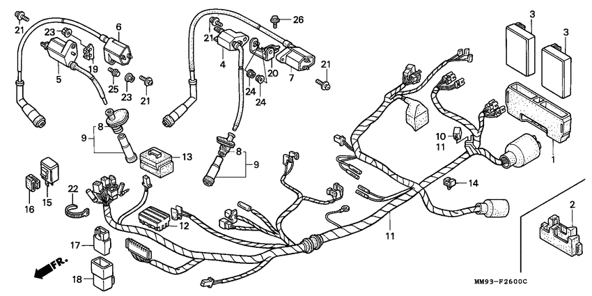 Wire harness/ ignition coil