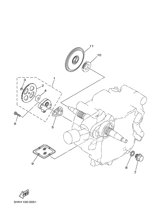 TTR90E Масляный насос