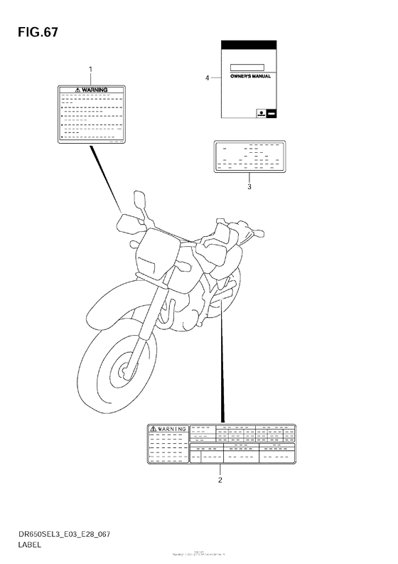 Label (Dr650Sel3 E03)