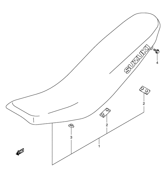 DR-Z400 Пружина