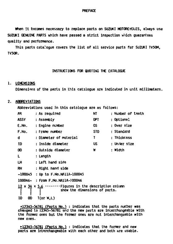 TV50 Catalog preface