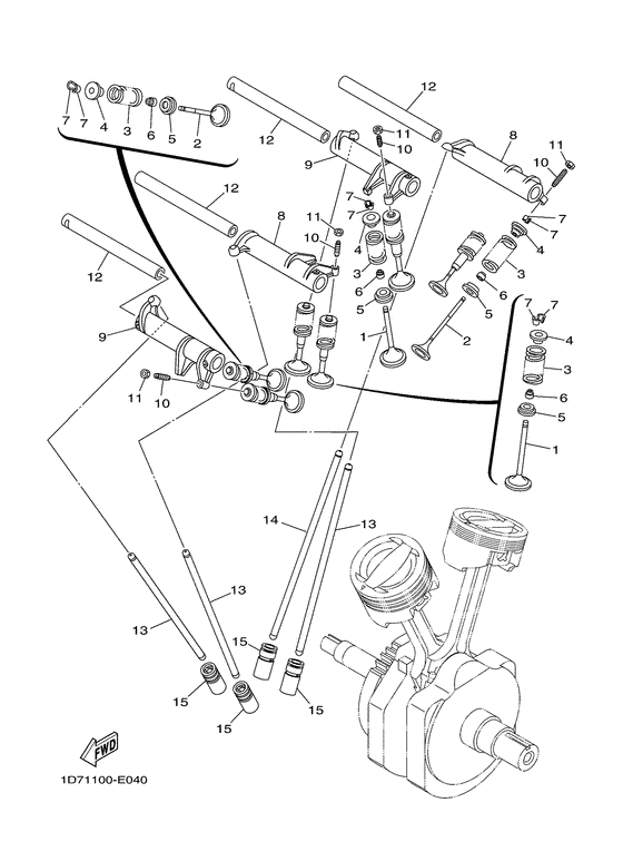 XV1900A Клапана
