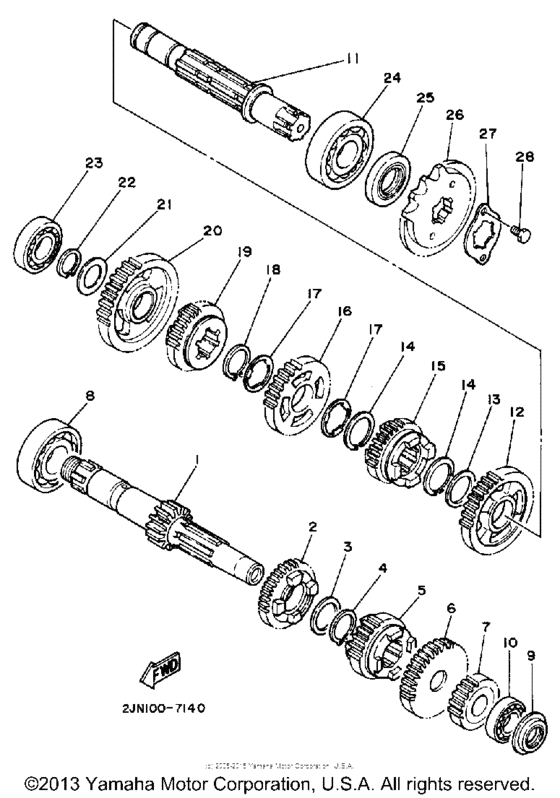 BW350U Трансмиссия
