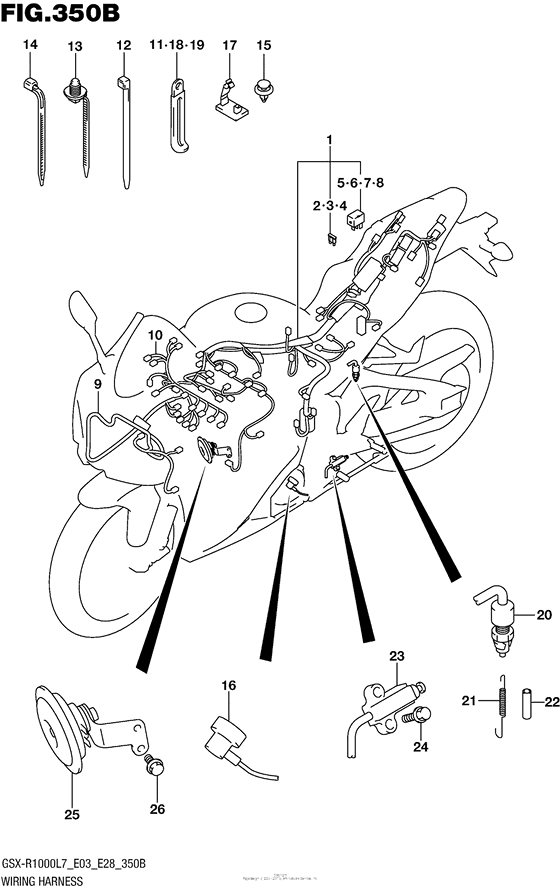 Wiring Harness (Gsx-R1000L7 E28)