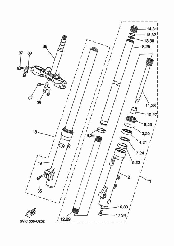 Front fork 2