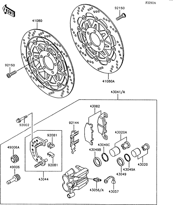 Front brake(zg1000-a9)