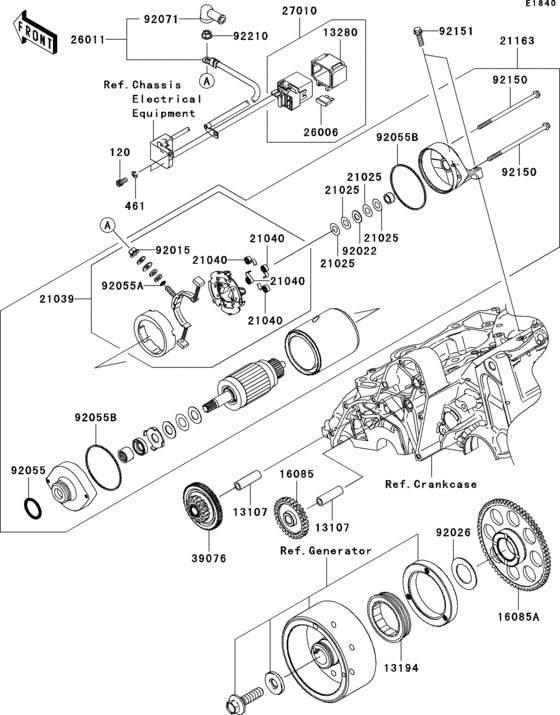 Starter motor(-er650ae046804)