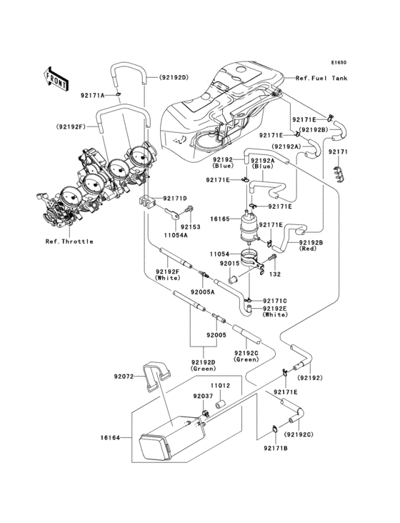 ZX1400 Fuel evaporative system(1 / 2)(ca)
