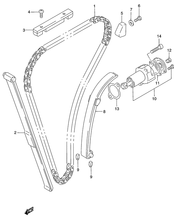 GS500 Держатель направляющей