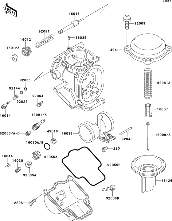 Carburetor parts(1/2)