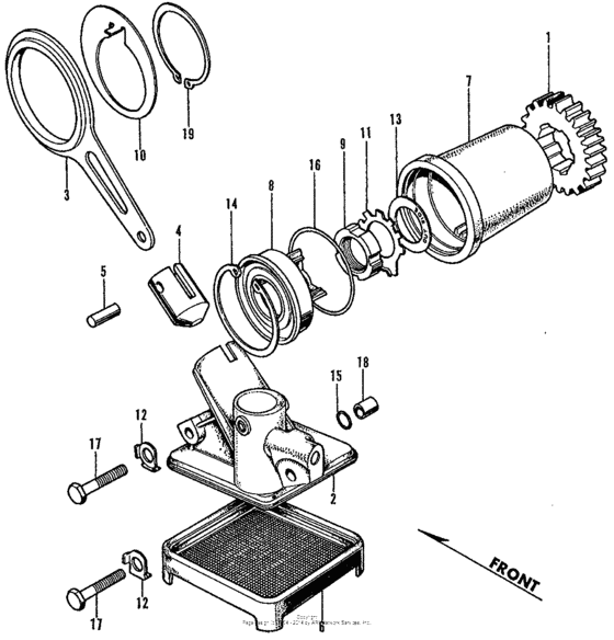 Oil pump + oil filter