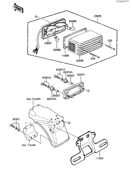 Taillight unit ass`y