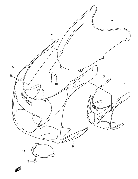 Cowling body