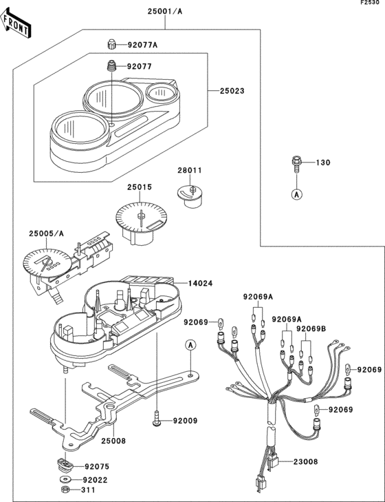 ZX600 Приборы