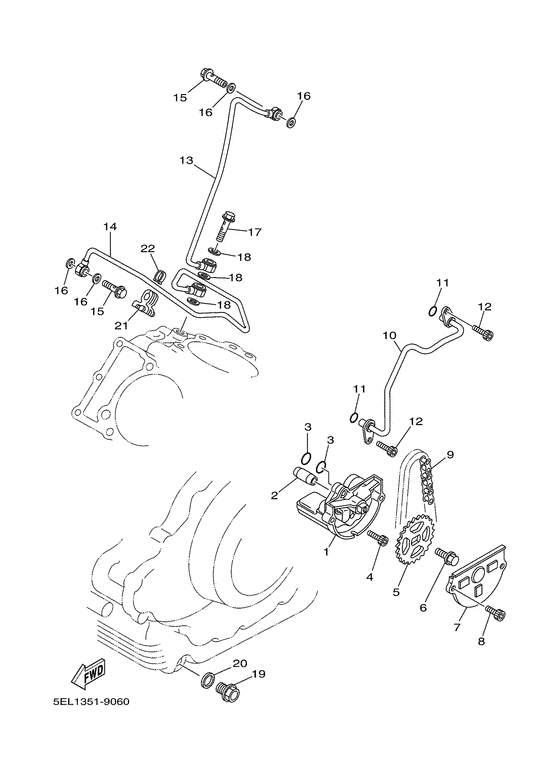 BT1100 Масляный насос