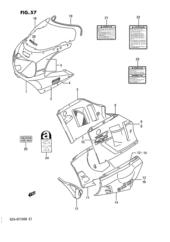 Cowling body