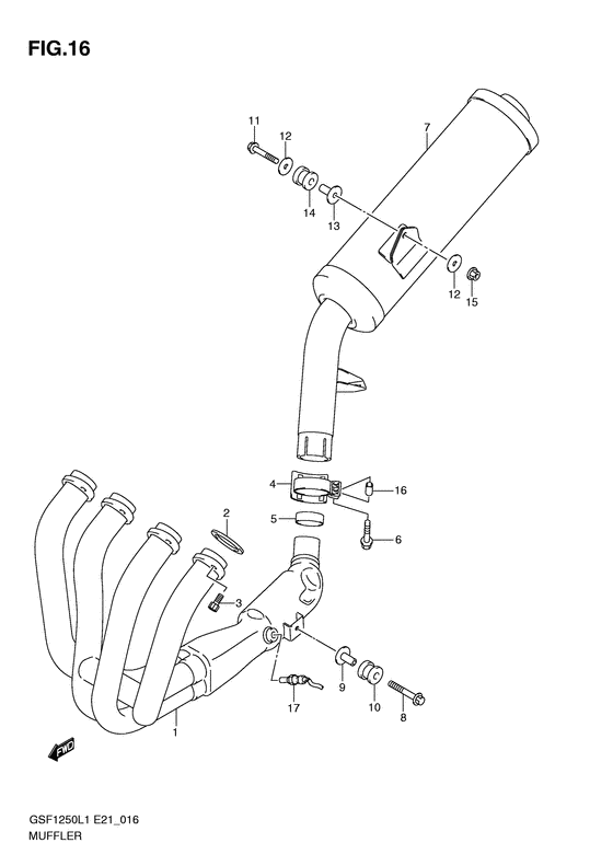 Muffler comp
